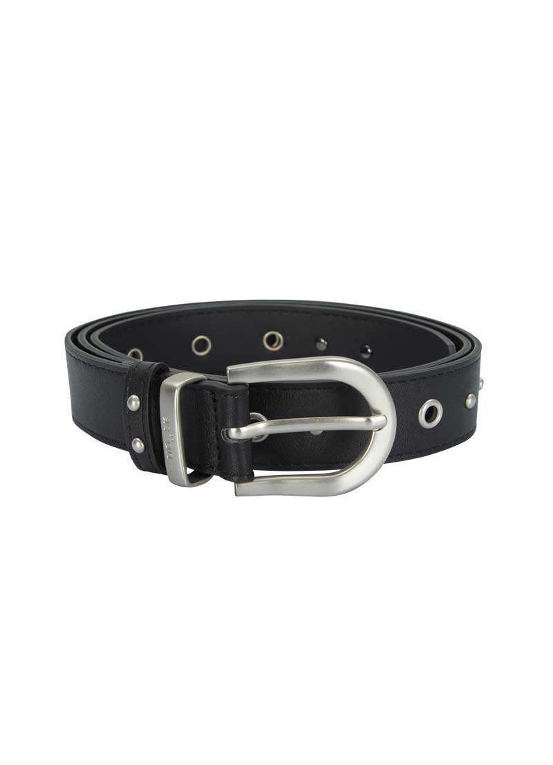 TWINS EYELET BELT / BLACK / 5.3 to be shipped sequentially